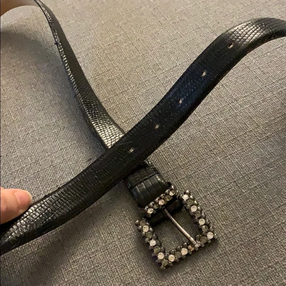 Leather belt